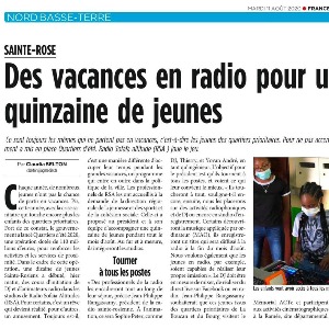Des vacances en radio pour une quinzaine de jeunes